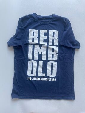 Berimbolo BJJ T-Shirt Men’s XXL Blue Jiu Jitsu Brasileiro Graphic Tee